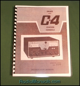 Drake C-4 Instruction Manual Drake C-4 Instruction Manual